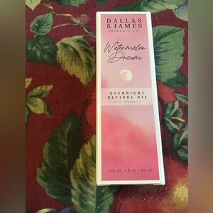 DALLAS & JAMES SKIN CARE CO WATERMELON DREAM OVERNIGHT RETINOL OIL FACE NIB 1 oz